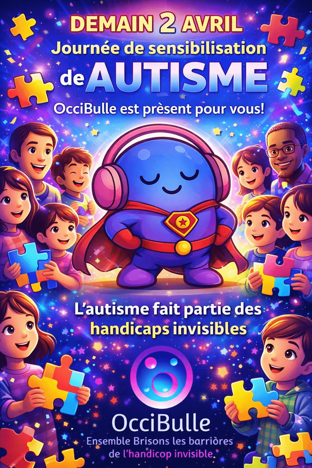 Journée de sensibilisation de l'Autisme