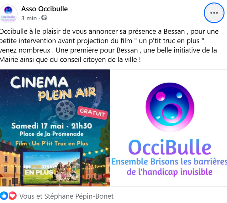 Annonce Cinéma Plein Air Bessan