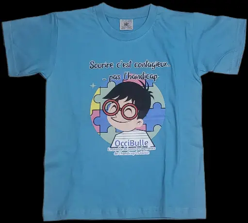 Tee-shirt "sourire c'est contagieux"