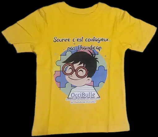 Tee-shirt Enfant "sourire c'est contagieux"